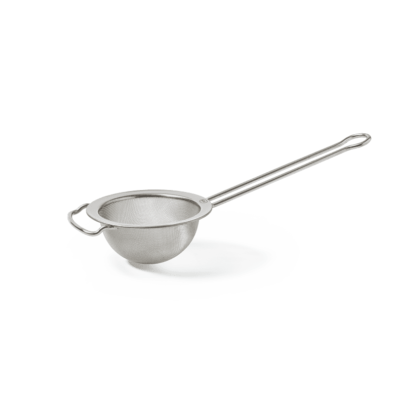 Small strainer with deals handle